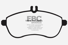 Load image into Gallery viewer, EBC 12-14 Mercedes-Benz C250 (W204) 1.8 Turbo Yellowstuff Front Brake Pads