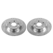 Load image into Gallery viewer, Power Stop 11-15 Volvo S60 Rear Evolution Drilled &amp; Slotted Rotors - Pair