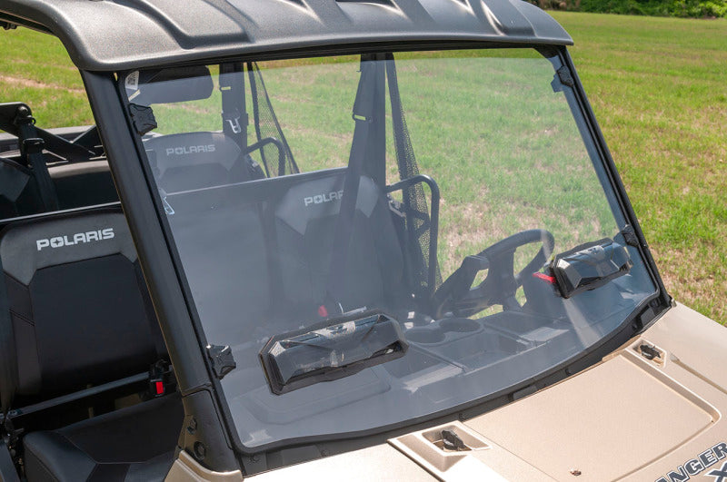 Seizmik 15-23 Polaris Ranger 500/ 570/ EV Mid-Size Profit Tool-Less Windshield Vented Poly UV