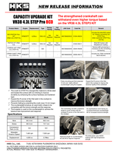 Load image into Gallery viewer, HKS BCD Piston Kit VR38 4.3L STEP Pro