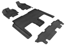 Load image into Gallery viewer, 3D MAXpider 2008-2019 Dodge Grand Caravan Kagu 1st &amp; 2nd &amp; 3rd Row Floormats - Black