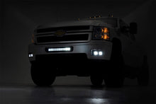 Load image into Gallery viewer, LED Light Kit | Fog Mount | 2" Black Pair | White DRL | Chevy Silverado 2500 HD/3500 HD (11-14)