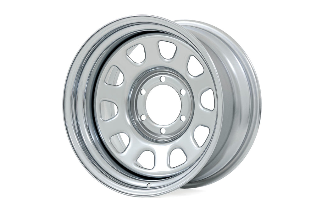 Steel Wheel | Chrome | 17x9 | 6x5.5 | 4.25 Bore | -12
