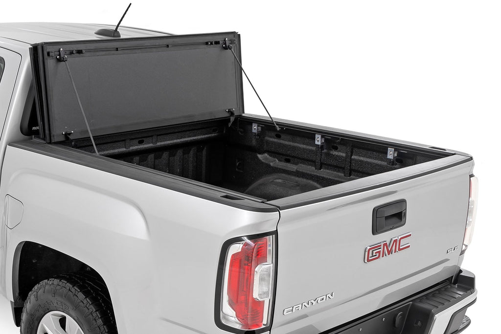 Hard Tri-Fold Flip Up Bed Cover | 5' Bed | Chevy/GMC Canyon/Colorado (15-26)