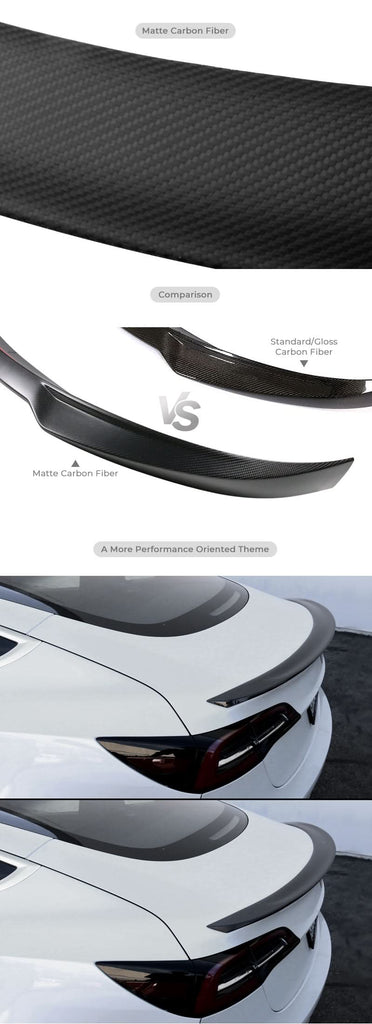 2009-2012 Porsche Boxster 987 Rear Trunk Spoiler Carbon Fiber