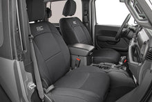Load image into Gallery viewer, Seat Covers | Front and Rear w/ Armrest | Jeep Wrangler Unlimited 4WD (18-26)