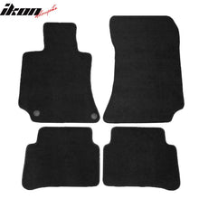 Load image into Gallery viewer, Car Floor Mat for 2010-16 Mercedes-Benz W212 E Class Black Carpet 4PC
