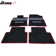 Load image into Gallery viewer, Car Floor Mat for 2016-2021 Honda Civic Black Gray Stripe 4PC Nylon