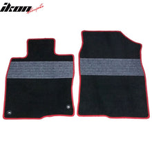 Load image into Gallery viewer, Car Floor Mat for 2016-2021 Honda Civic Black Gray Stripe 4PC Nylon