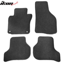 Load image into Gallery viewer, Car Floor Mat for 2010-14 Volkswagen MKIV Golf &amp; GTI Black Carpet 4PC