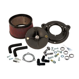 S&S Cycle 08-16 Touring Models w/ S&S 70mm Throttle Body Stealth Air Cleaner Kit w/o Cover