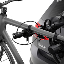 Load image into Gallery viewer, Thule Gateway Pro 2 Hanging-Style Trunk Bike Rack w/Anti-Sway Cages (Up to 2 Bikes) - Black