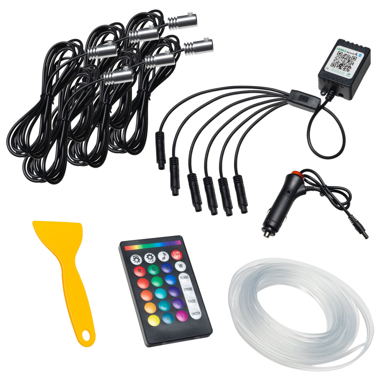 Oracle Fiber Optic LED Interior Kit - ColorSHIFT (6PCS) - ColorSHIFT NO RETURNS