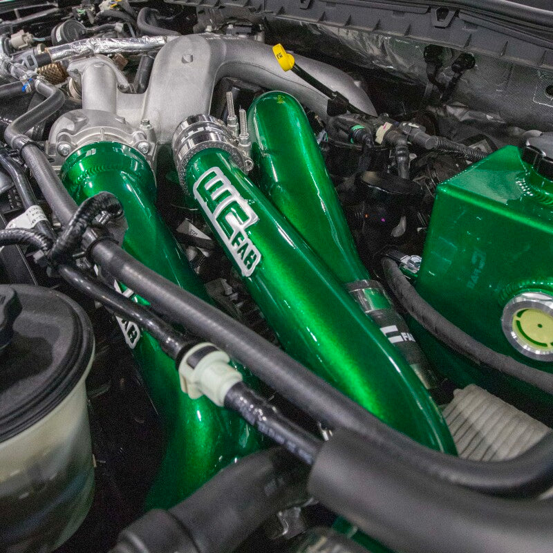 Wehrli 17-25 6.7L Power Stroke Upper Coolant Pipe Kit - Candy Teal