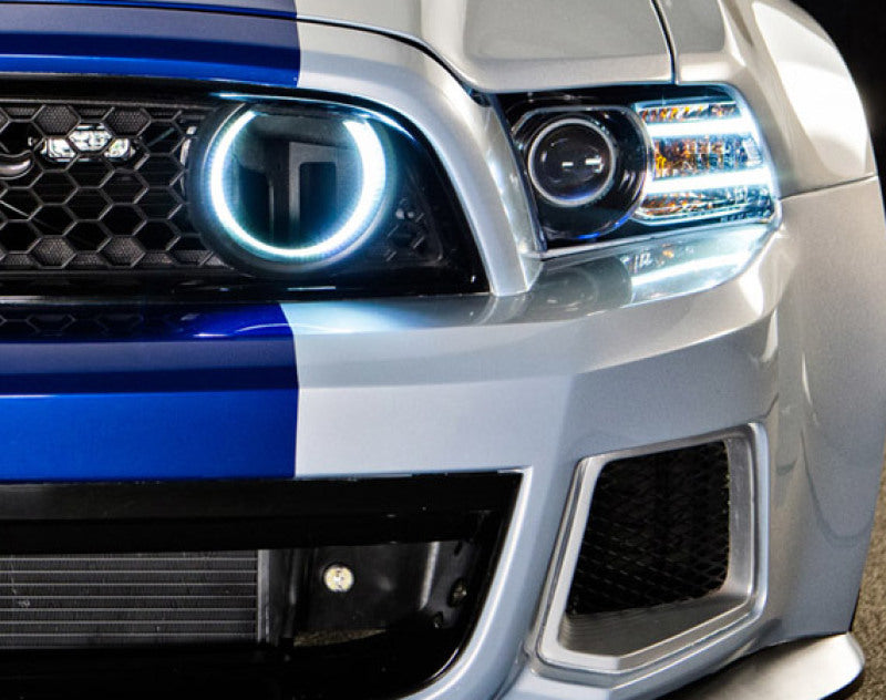 Oracle Ford Mustang 10-13 WP LED Fog Halo Kit (Grille Style) - White NO RETURNS
