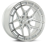 Vossen HFX-1 23x10 - 5x120 - ET32 - Mid - 72.56 - Silver Polished Wheel