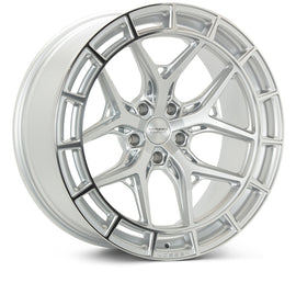 Vossen HFX-1 20x10.5 - 5x112 - ET45 - Deep - 66.5 - Silver Polished Wheel