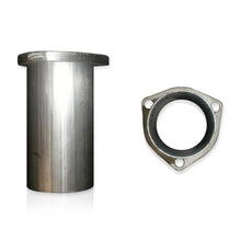 Load image into Gallery viewer, Stainless Works Collector Adapter 3-Bolt 3-1/2in OD Tubing 3in OD Outlet