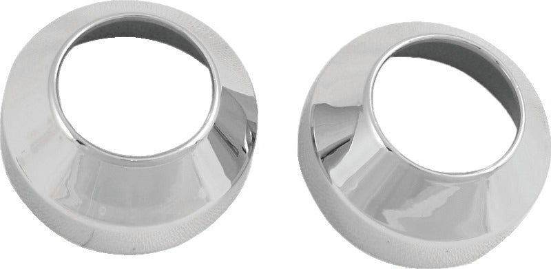 Bikers Choice 84-17 41MM Wide Glide Chrome Fork Boot Covers Pr