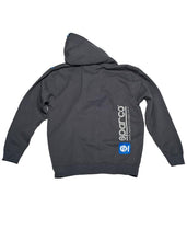 Load image into Gallery viewer, Sparco Swtshrt Zip Www Gry Xlrg