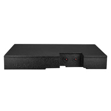 Load image into Gallery viewer, DS18 2x 10in Forward Firing Underseat Ported Box Subwoofer Enclosure- Black Spray Liner Paint Finish