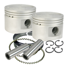 Load image into Gallery viewer, S&amp;S Cycle 84-99 BT w/ Stock Heads .010in 80in Cast Flat-Topped Replacement Piston Kit
