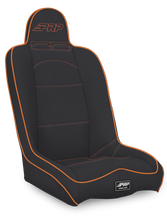 Load image into Gallery viewer, PRP Daily Driver High Back Suspension Seat- Black/Orange Tweed