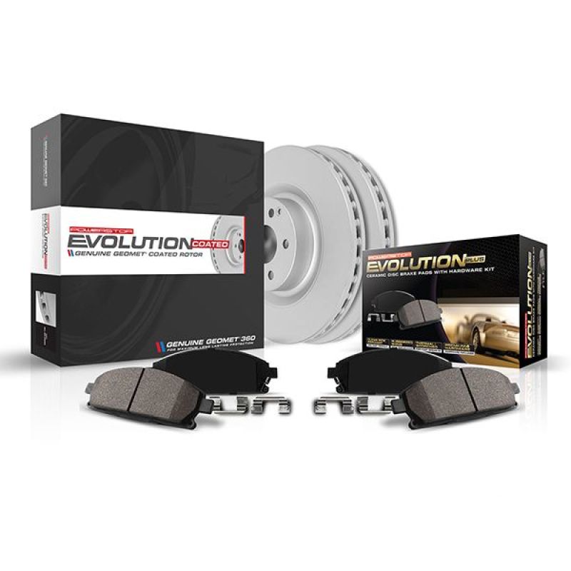 Power Stop 12-20 Jeep Grand Cherokee Front Z17 Coated Brake Kit