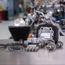 Load image into Gallery viewer, S&amp;S Cycle 00-21 Sportster Models 883cc to 1200cc Hooligan Kit - Wrinkle Black