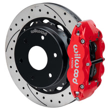 Load image into Gallery viewer, Wilwood 03-08 Audi A4 FNSL4R Rear Big Brake Kit 12.88in Drilled &amp; Slotted Rotor - Red