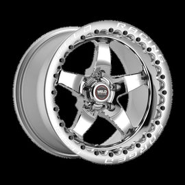 Weld 17X11 S71 5X4.75 7.7BS POL 3.18ID HIGH PAD POL SBL