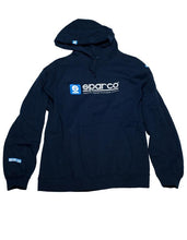 Load image into Gallery viewer, Sparco Sweatshirt Hooded WWW Navy XLRG