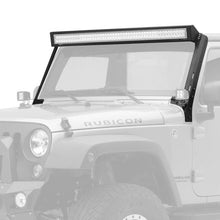 Load image into Gallery viewer, Go Rhino 07-18 Jeep Wrangler JK WLF Windshield Light Mount Frame - 50in Light Bar