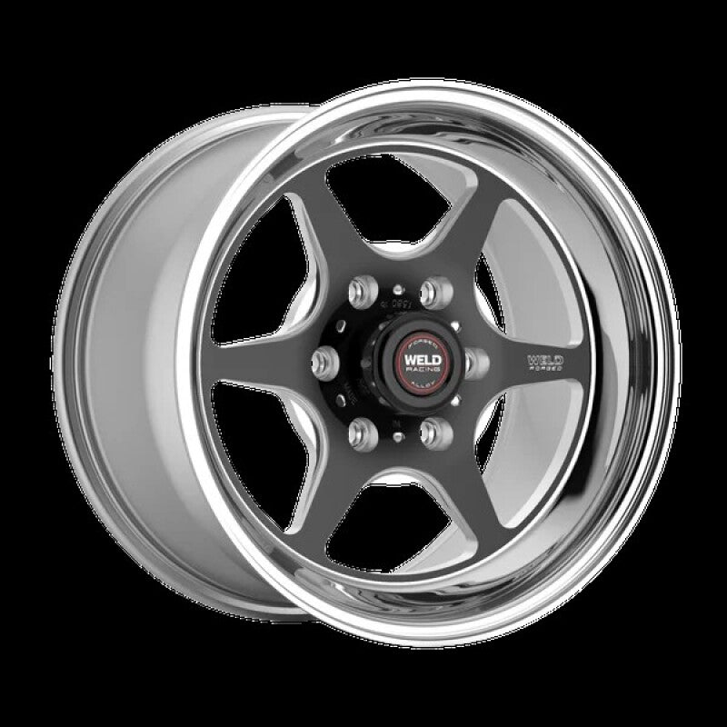 Weld S79 HD S79 18x5in / 6x135 BP / 2.6in BS Black Center - Polished Shell Wheel