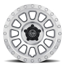 Load image into Gallery viewer, ICON Hulse 17 X 8.5 6 X 5.5 25mm Offset 5.75in BS Silver Machined