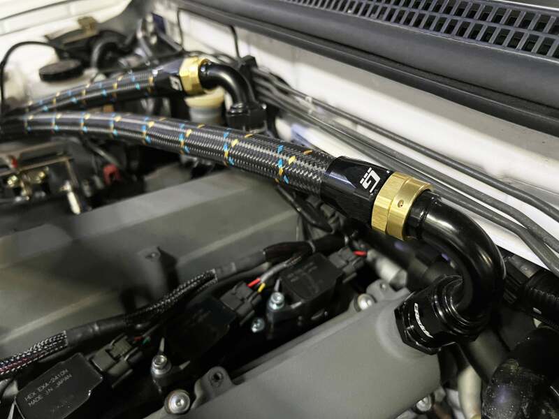 GReddy AN04 STRAIGHT HOSE END SWIVEL BLACK/GOLD ANODIZED
