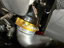 Load image into Gallery viewer, GReddy 3.5 Inch Gold Anodized Aluminum Boost Tube Clamp Set