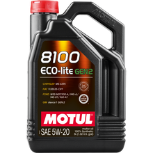 Load image into Gallery viewer, Motul 5L 8100 Eco-Lite Gen3 5W20