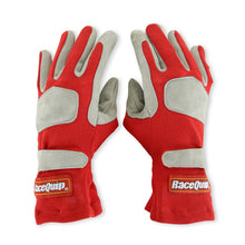 Load image into Gallery viewer, RaceQuip Red 1-Layer SFI-1 Glove - Medium