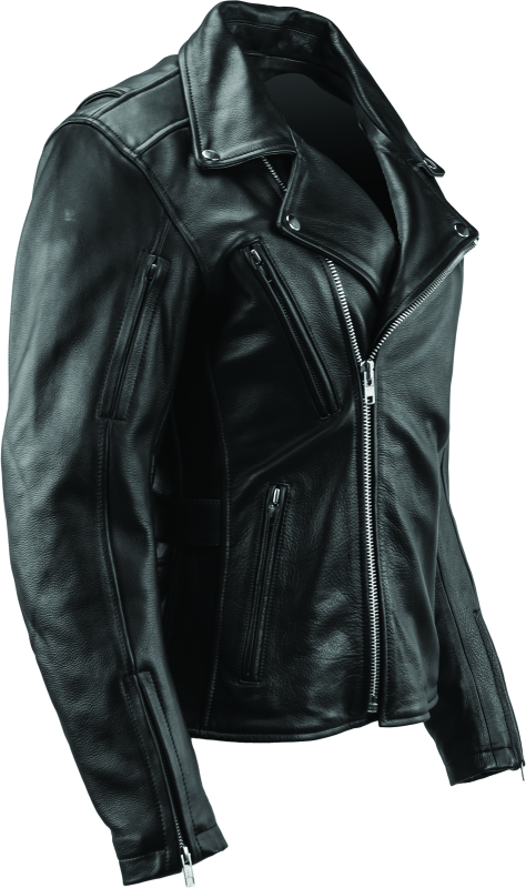 Kuryakyn By River Road Ironclad Classic Leather Jacket Black Womens - Small
