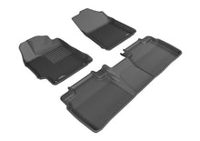 Load image into Gallery viewer, 3D MAXpider 2015-2017 Toyota Camry Kagu 1st &amp; 2nd Row Floormats - Black