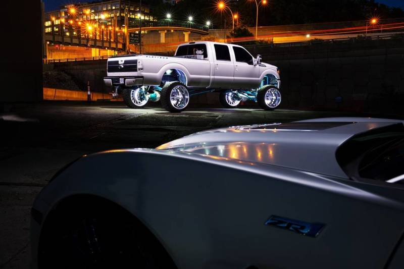 Oracle LED Illuminated Wheel Rings - White NO RETURNS