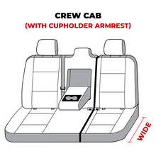 Load image into Gallery viewer, Covercraft 19-24 Dodge Ram 1500 Polycotton SeatSaver Custom Second Row Seat Covers - Grey