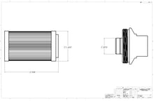 Load image into Gallery viewer, Aeromotive In-Line Filter - (AN-10) 100 Micron Stainless Steel Element Black Anodize Finish