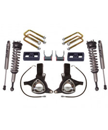 MaxTrac 07-16 GM C1500 2WD w/Cast Steel Susp. 7in/4in MaxPro Elite Spindle Lift Kit w/FOX Shocks