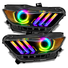 Load image into Gallery viewer, Oracle 15-17 Ford Mustang V6/GT/Shelby Dynamic DRL  w/ Halo Kit - ColorSHIFT - Dynamic NO RETURNS