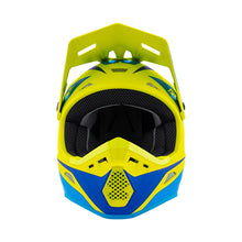 Load image into Gallery viewer, Answer 26 AR1 Mototown Helmet Matte Hyper Acid/Cyan/Dark Blue - XL