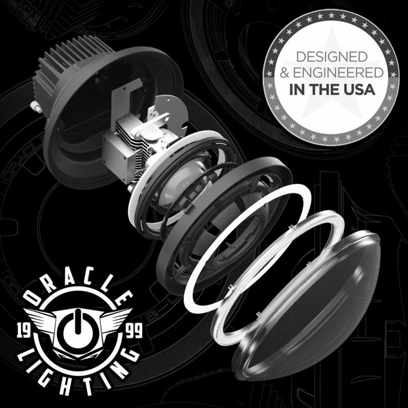 Oracle Oculus 7in ColorSHIFT Bi-LED Projector Headlights for Jeep Wrangler JK NO RETURNS