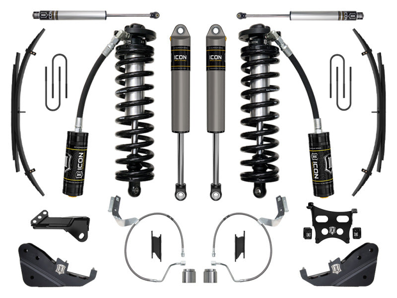 ICON 2023 Ford F250/F350 4-5.5in Stage 3 Coilover Conversion System w/ Expansion Packs