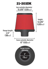 Load image into Gallery viewer, AEM 3 inch Short Neck 5 inch Element Filter Replacement